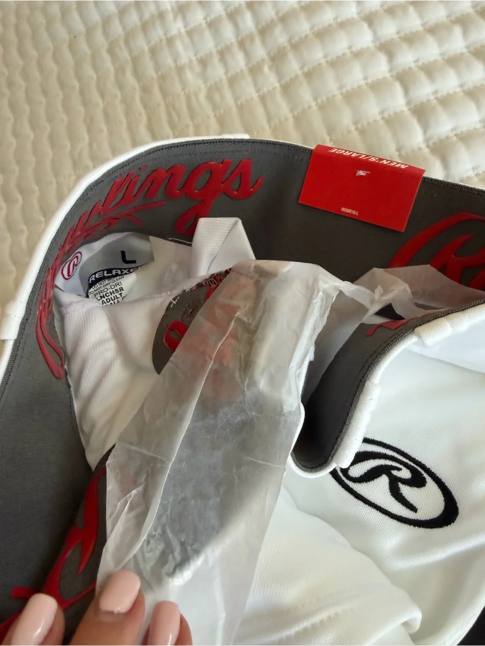 Rawlings White Men's Baseball Pants - Large NWT
